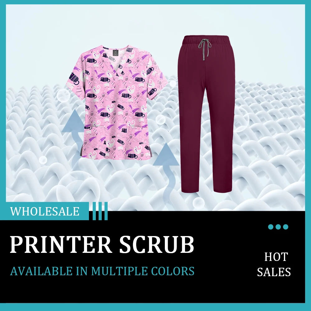 D2D Printed Scrub Set