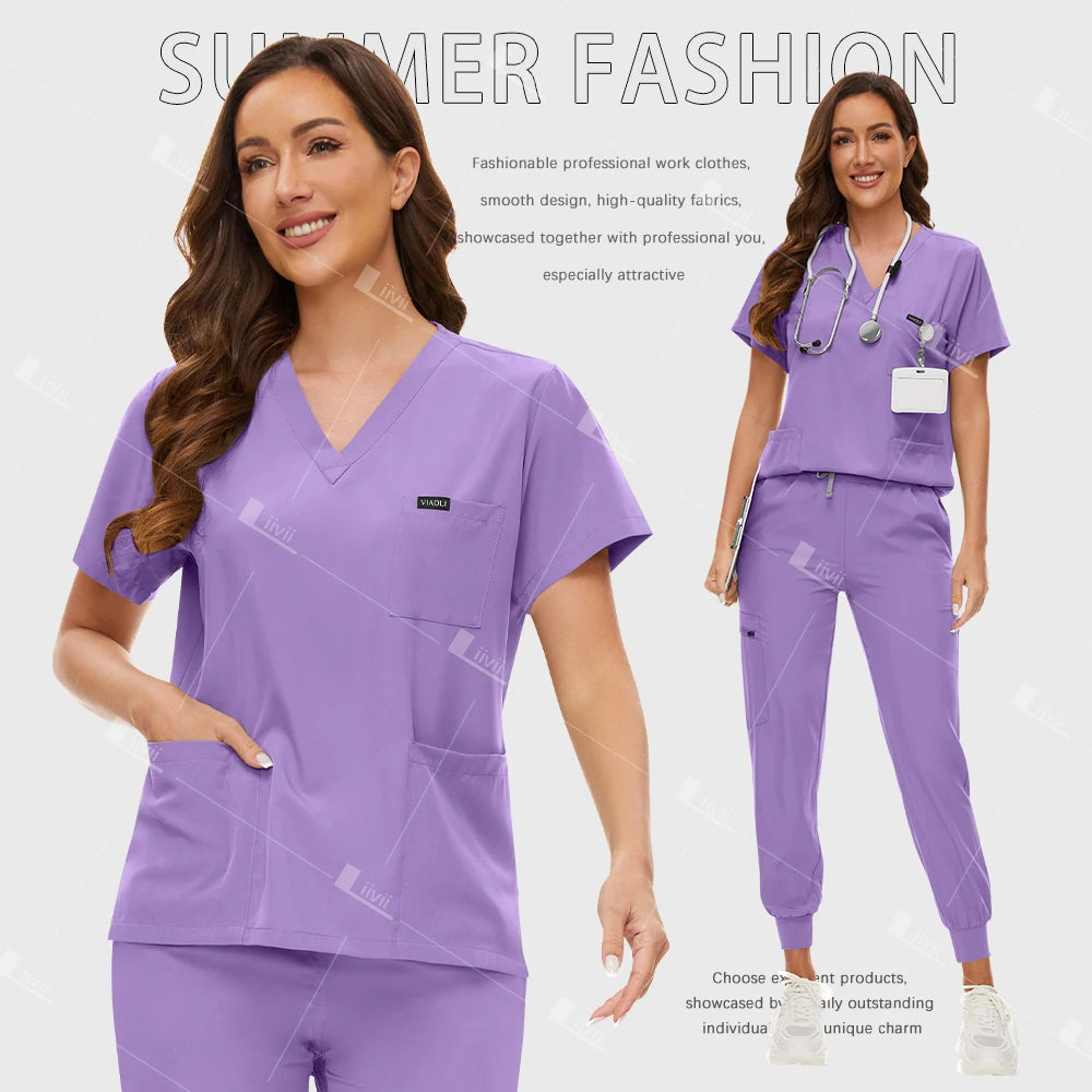 Women's Fashionable Scrub Set