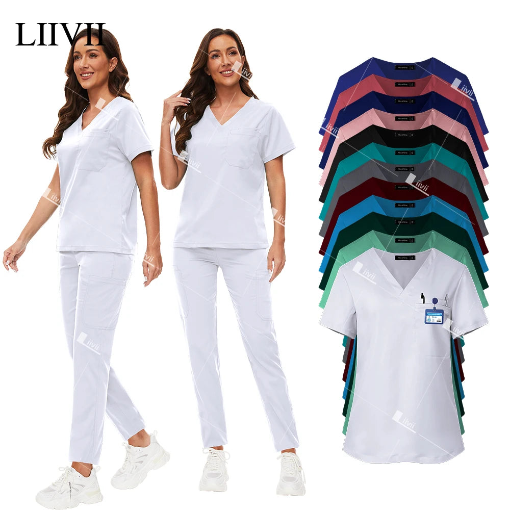 Women's Medical Scrub Set