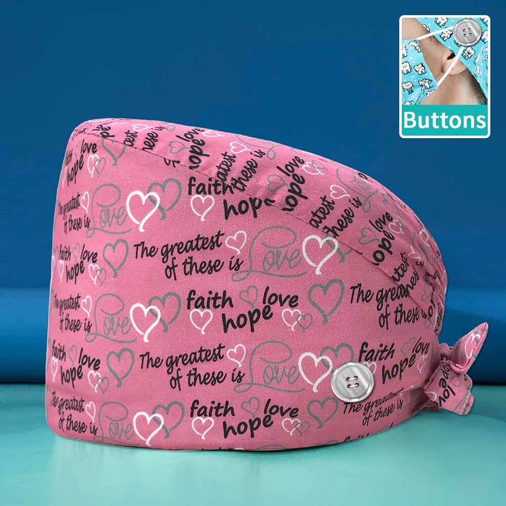 Cute Adjustable Scrub Hat