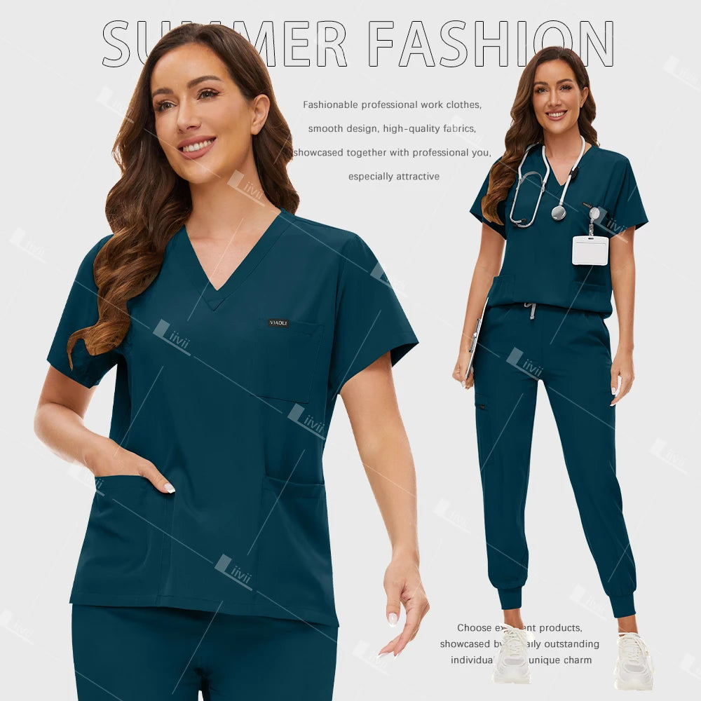 Women's Fashionable Scrub Set