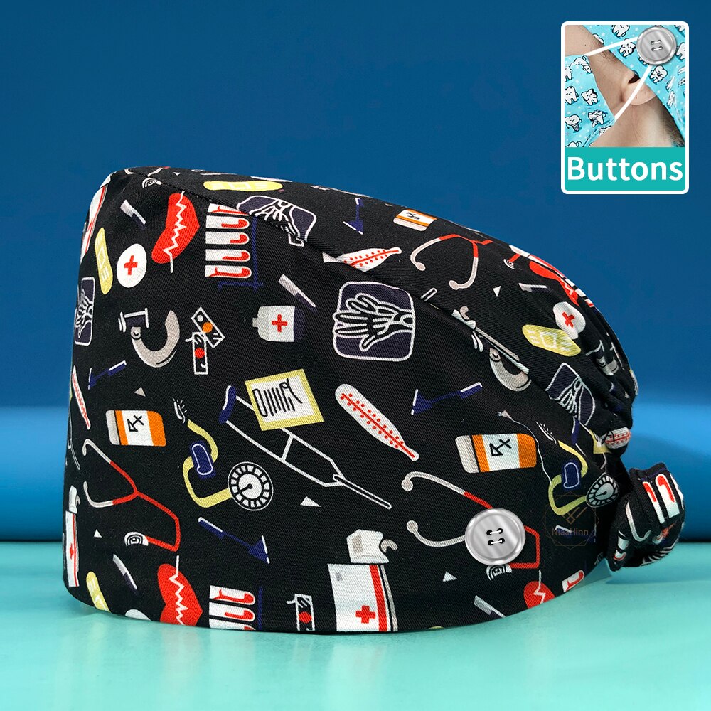 Cute Adjustable Scrub Hat