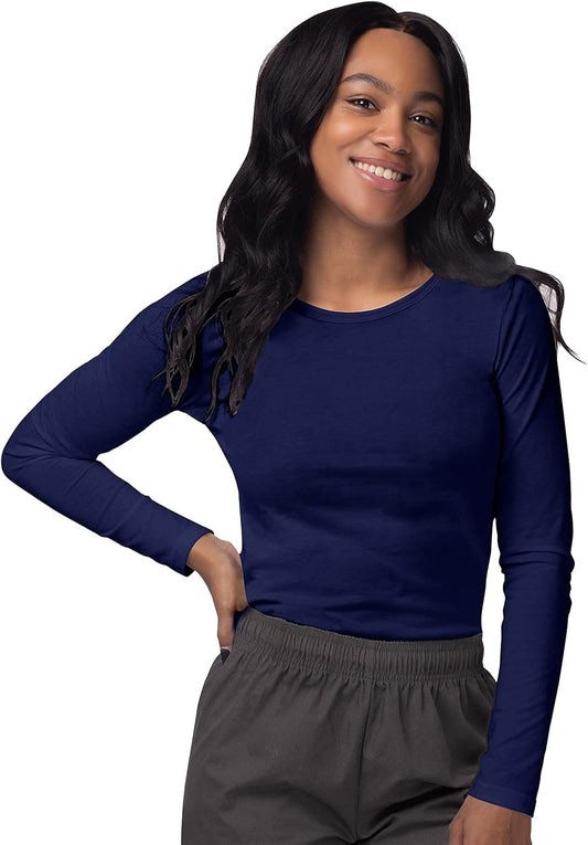 Scrubs for Women - Long Sleeve Comfort Underscrub Tee