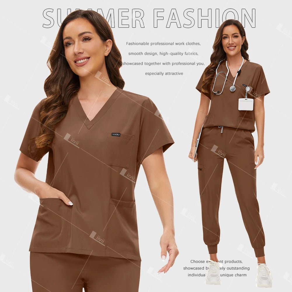 Women's Fashionable Scrub Set
