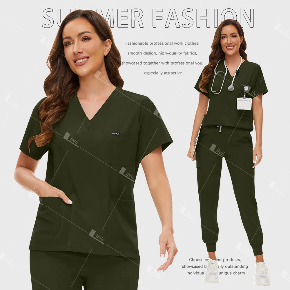 Women's Fashionable Scrub Set