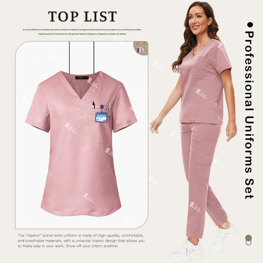 Women's Medical Scrub Set