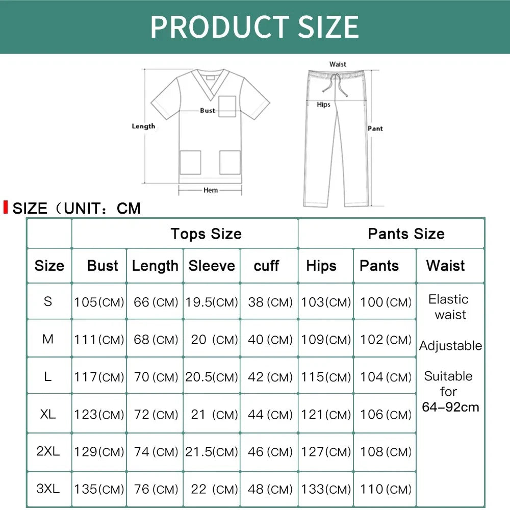Women's Medical Scrub Set