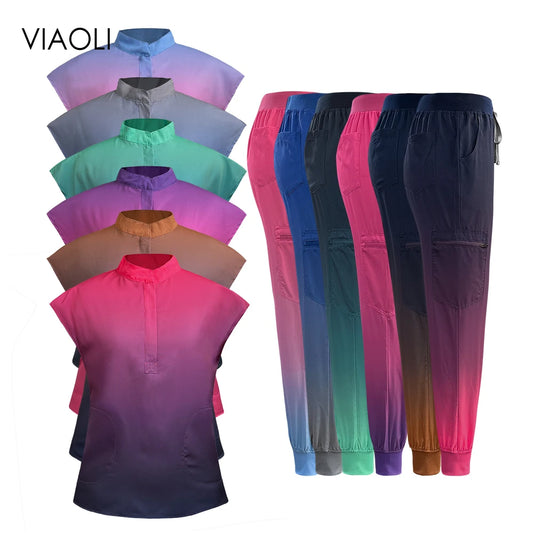 Fashion Forward Stretch Zip Jogger Pants