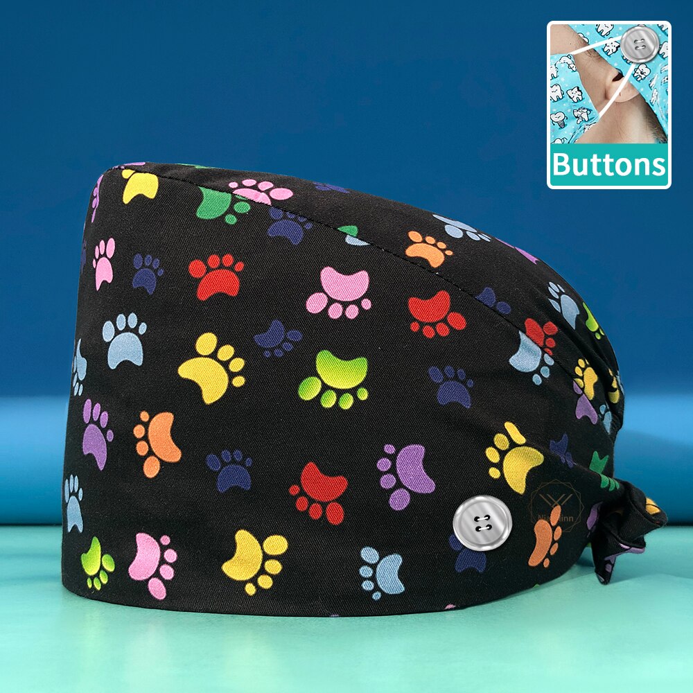 Cute Adjustable Scrub Hat