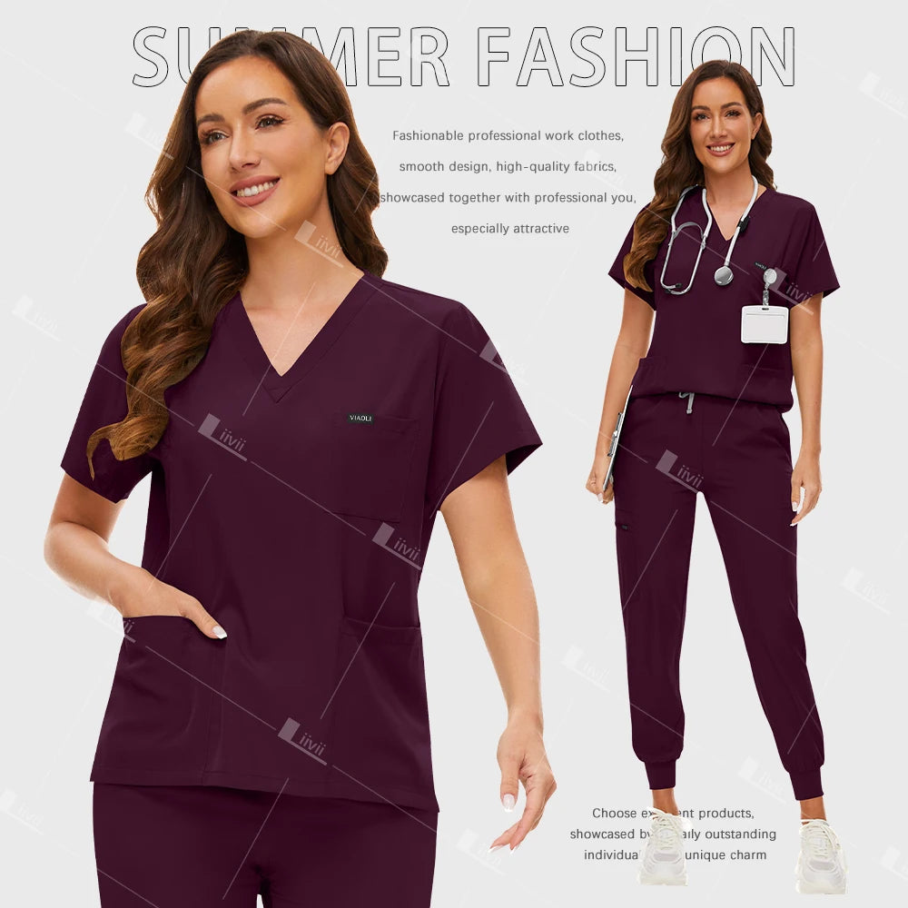 Women's Fashionable Scrub Set