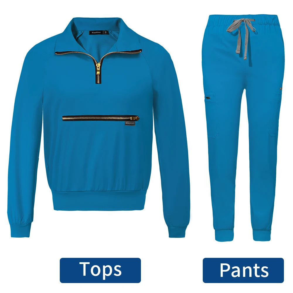 Pull Over Medical Scrub Set
