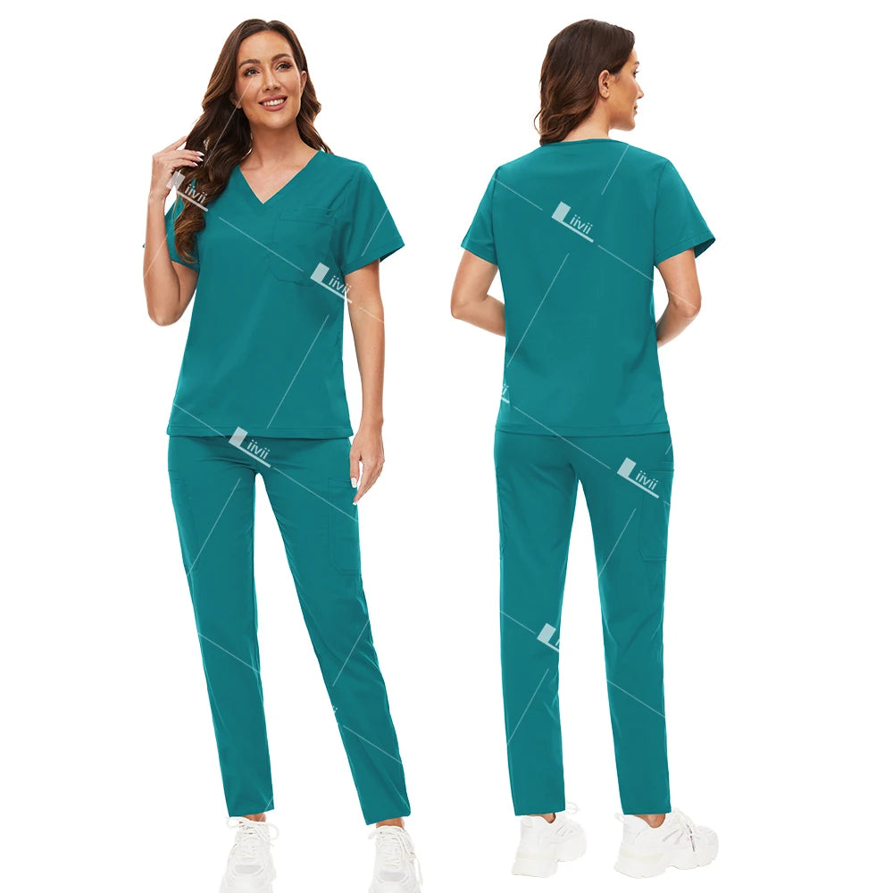 Women's Medical Scrub Set