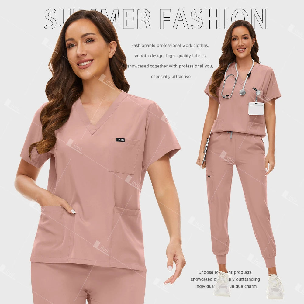 Women's Fashionable Scrub Set